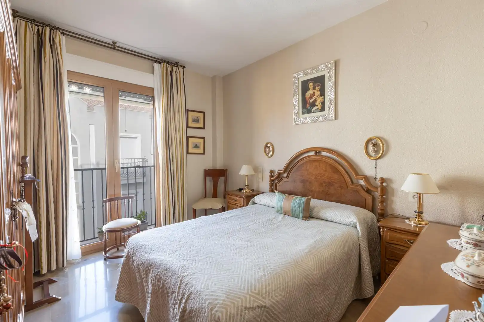 Schlafzimmer von Wohnung zum Verkauf in Albolote mit Klimaanlage, Heizung und Balkon