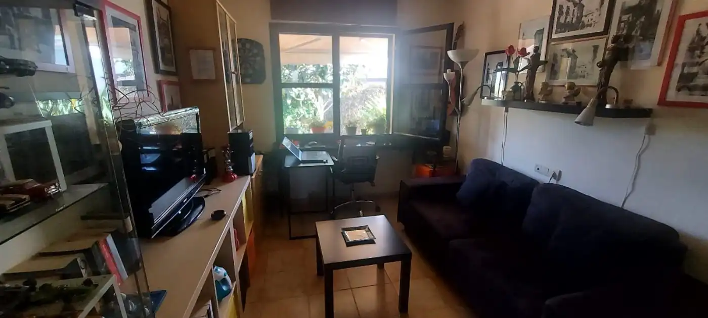 Sala d'estar de Finca rústica en venda en Fuente Álamo de Murcia amb Aire condicionat, Calefacció i Jardí privat