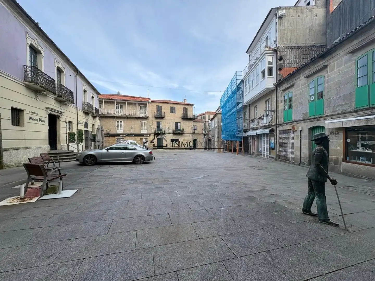 Vista exterior de Piso en venta en Pontevedra Capital 