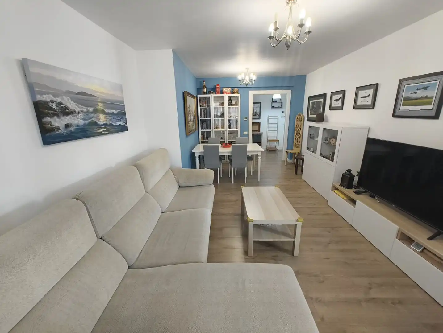 Wohnzimmer von Wohnung zum Verkauf in Estella / Lizarra mit Heizung, Terrasse und Möbliert