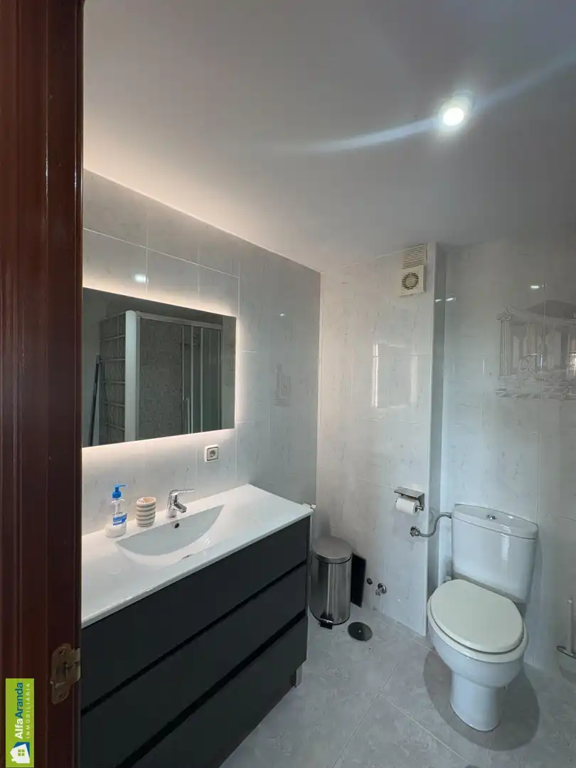 Badezimmer von Wohnung zum Verkauf in Aranda de Duero mit Heizung, Terrasse und Möbliert