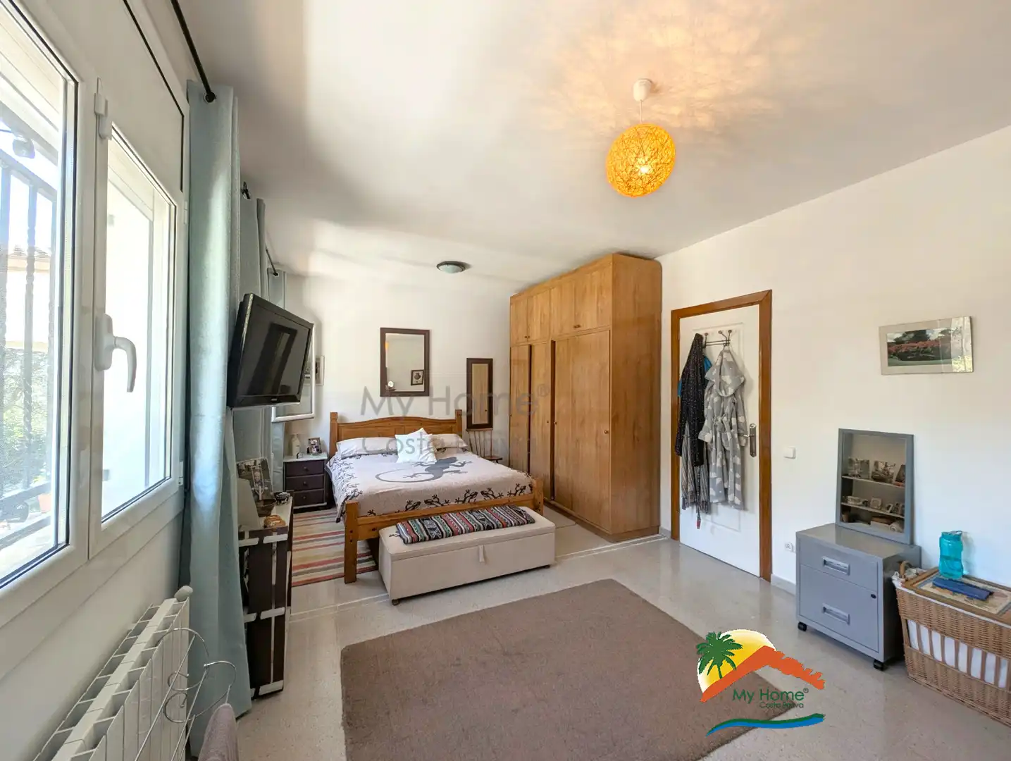 Schlafzimmer von Haus oder Chalet zum Verkauf in Lloret de Mar mit Heizung, Privatgarten und Terrasse