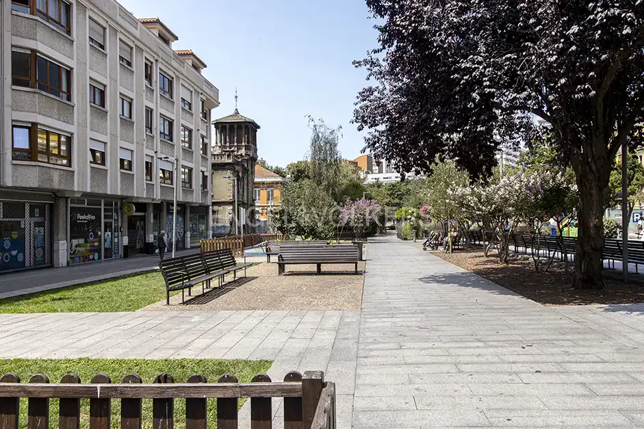 Vista exterior de Piso en venta en Gijón  con Calefacción y Terraza