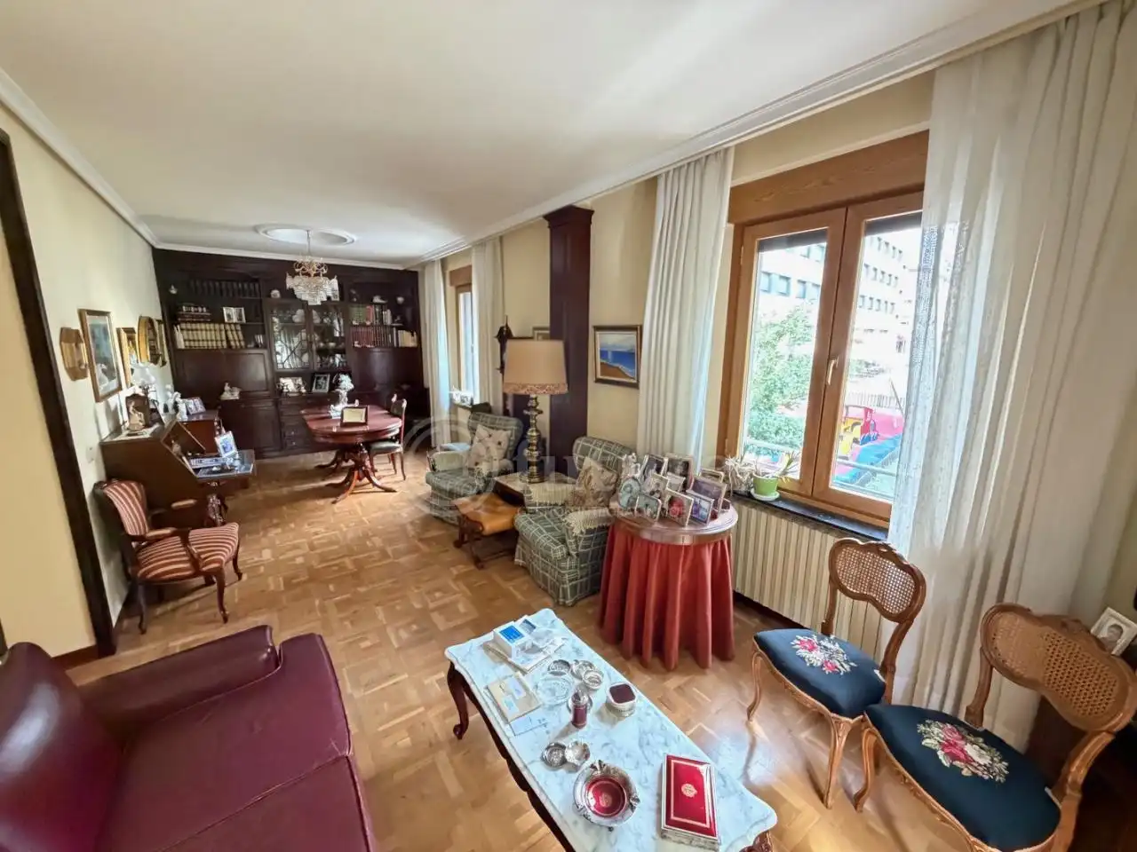 Living room of Flat for sale in Salamanca  with Heating, Parquet flooring and Terrace