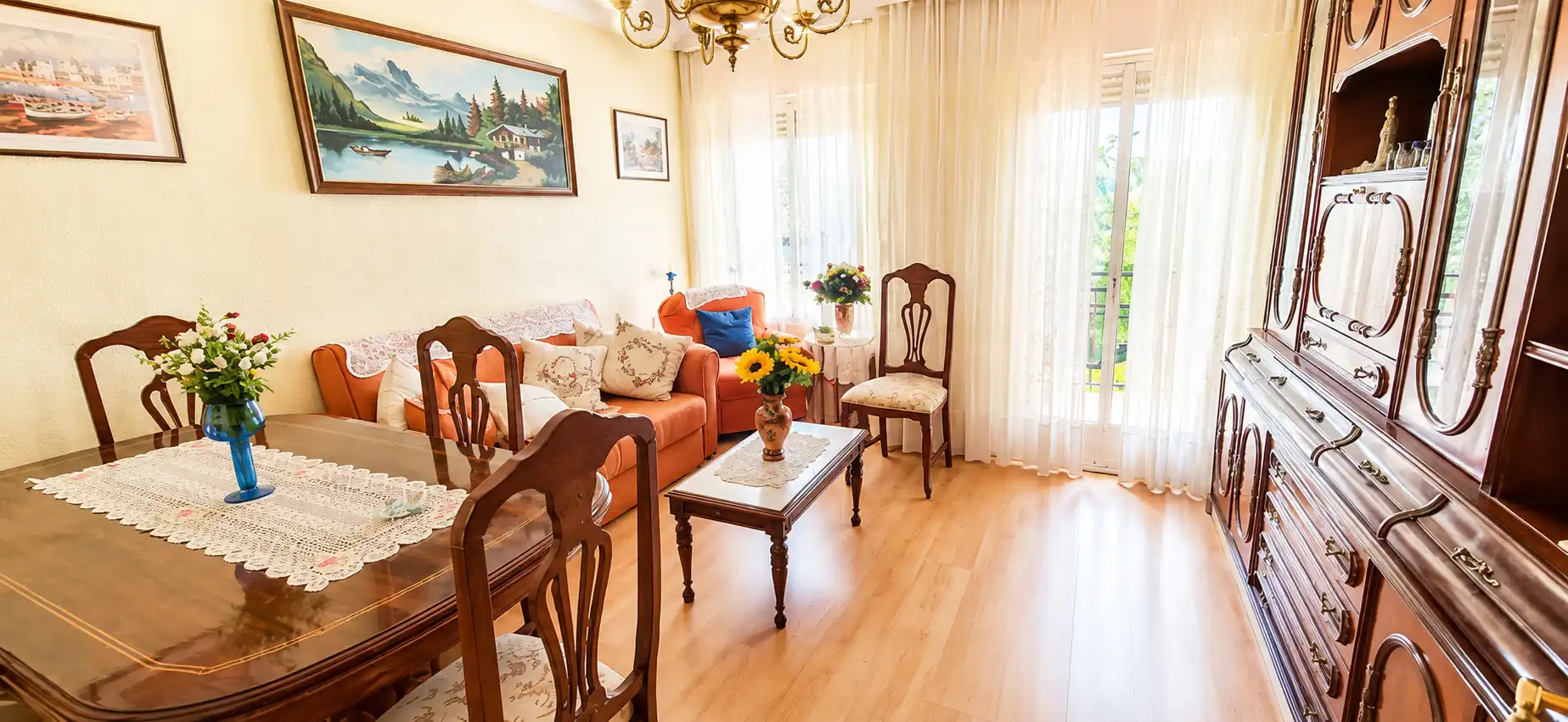Sala de estar de Piso en venta en Madrid con Terraza
