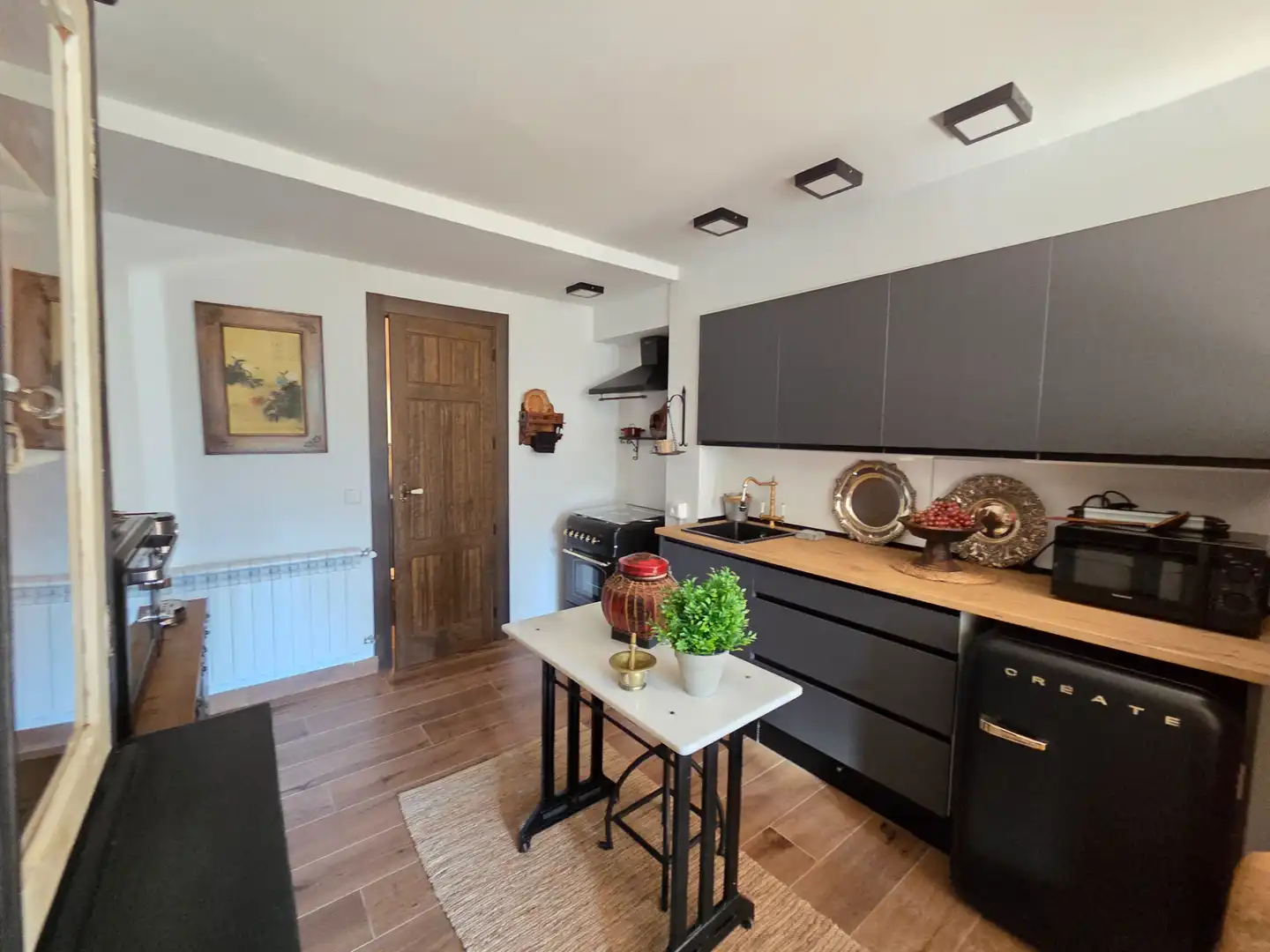 Cocina de Casa o chalet en venta en Santa María de la Alameda con Calefacción, Jardín privado y Amueblado