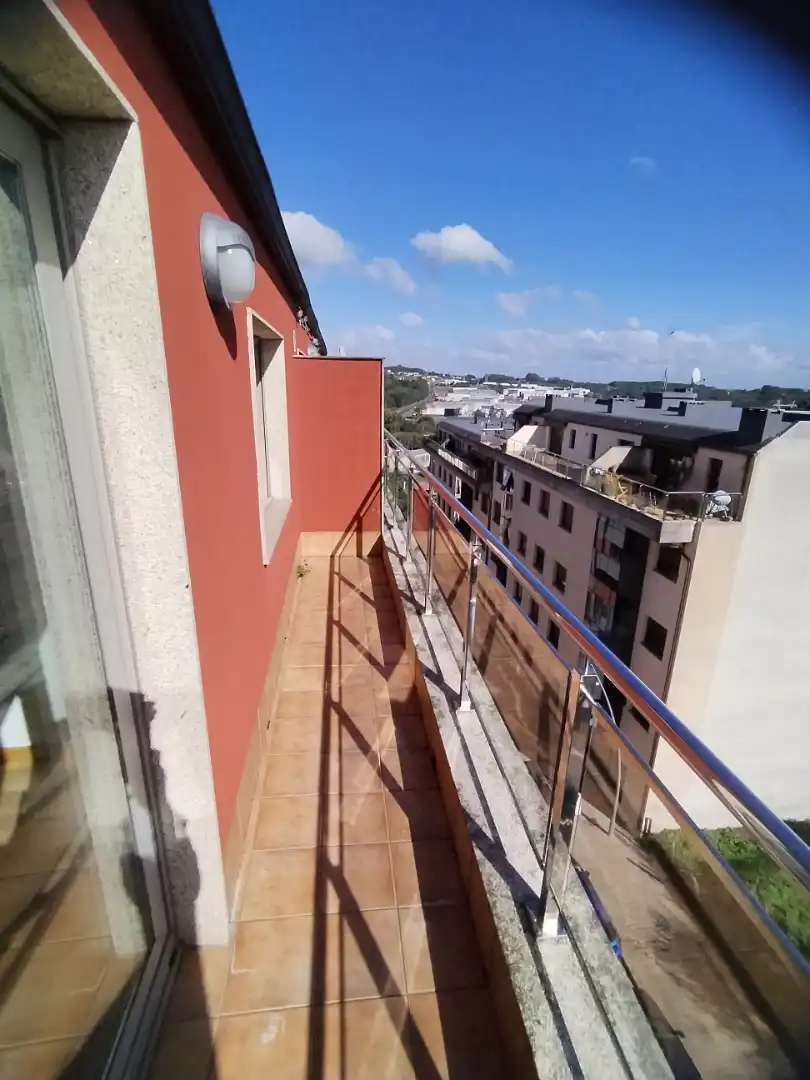 Balcony of Flat for sale in Carral, A Coruña