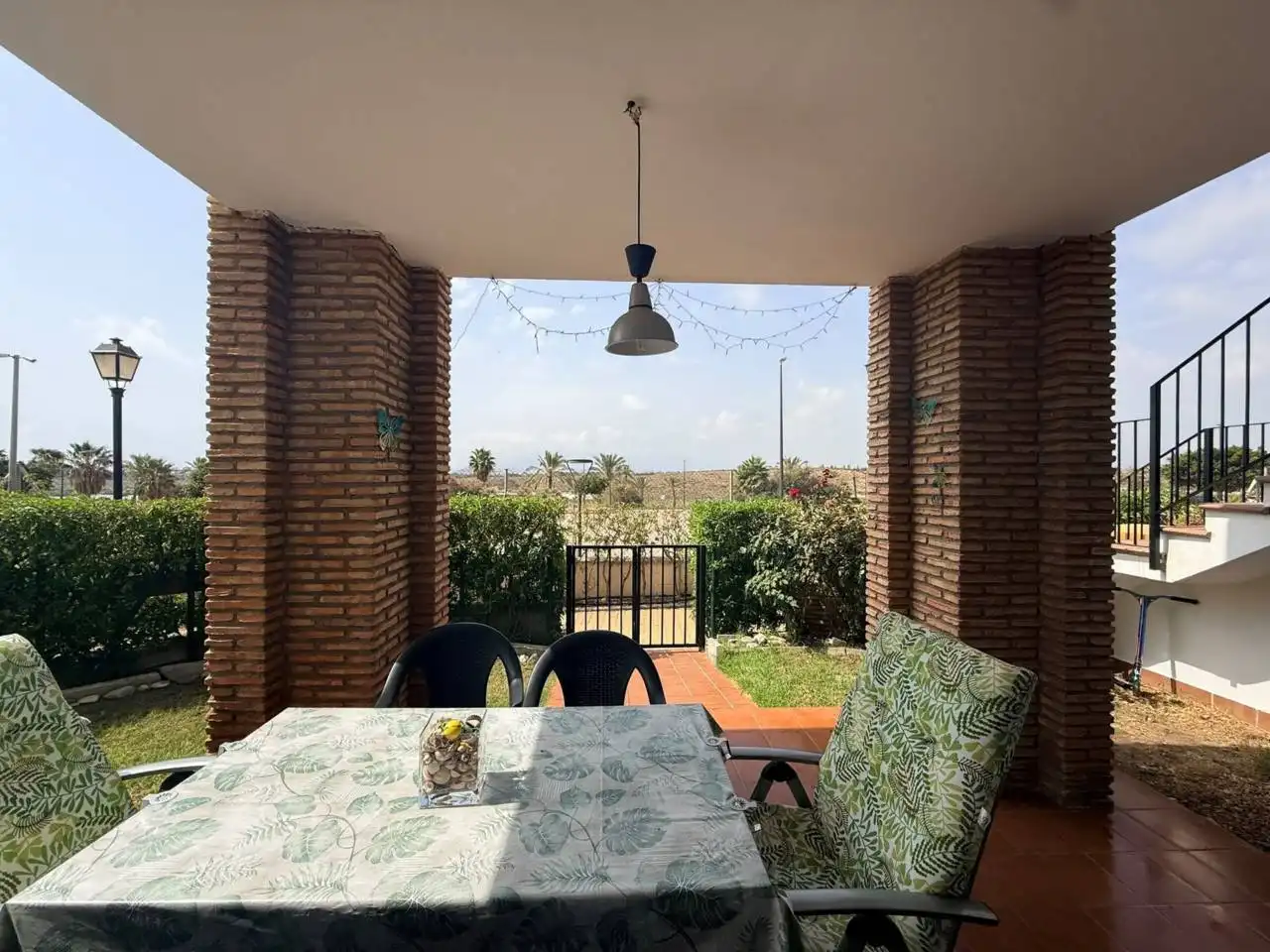 Terraza de Piso de alquiler en Vera con Aire acondicionado, Terraza y Piscina comunitaria