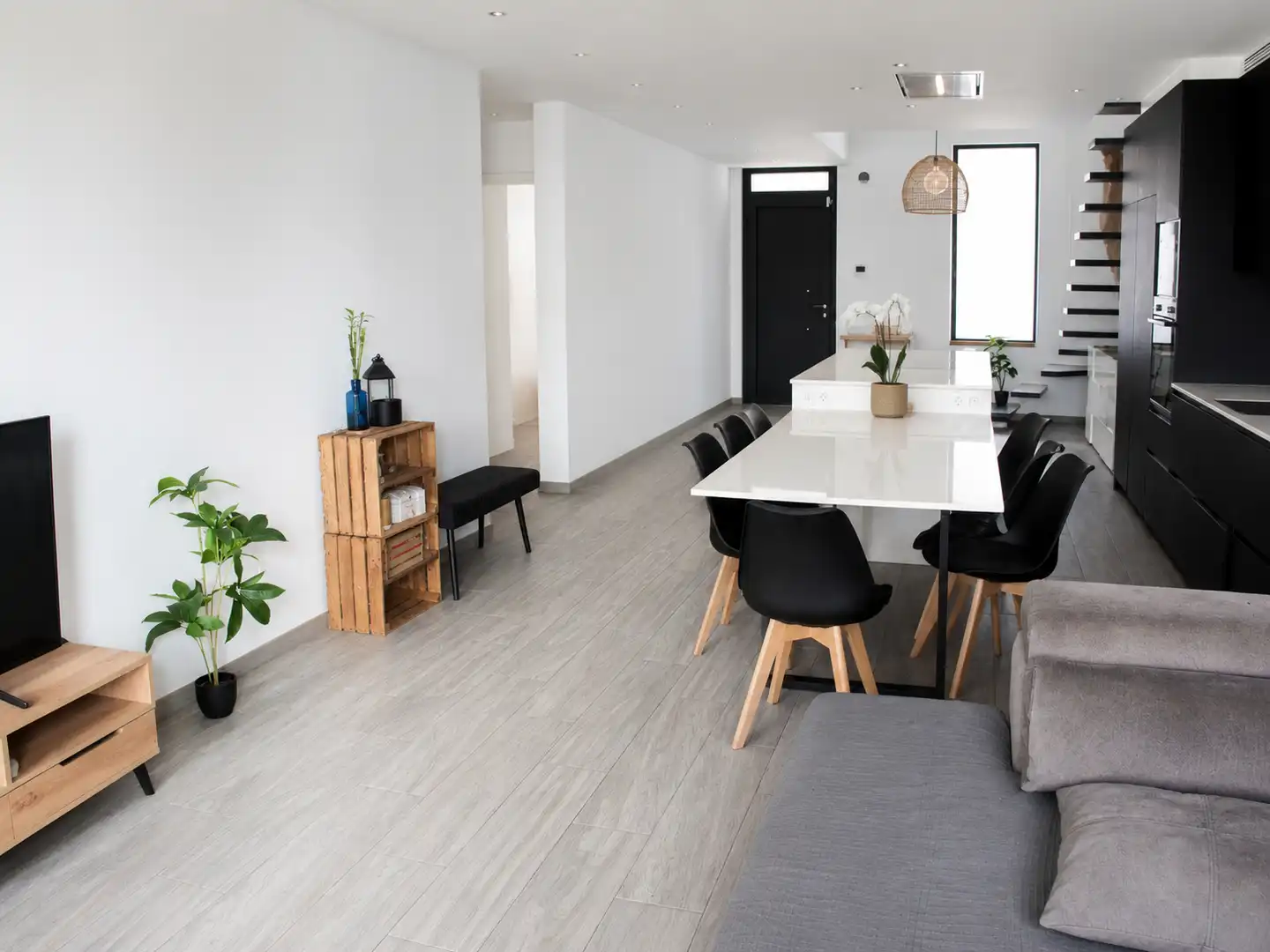 Comedor de Casa adosada en venta en Figueres con Aire acondicionado, Calefacción y Jardín privado