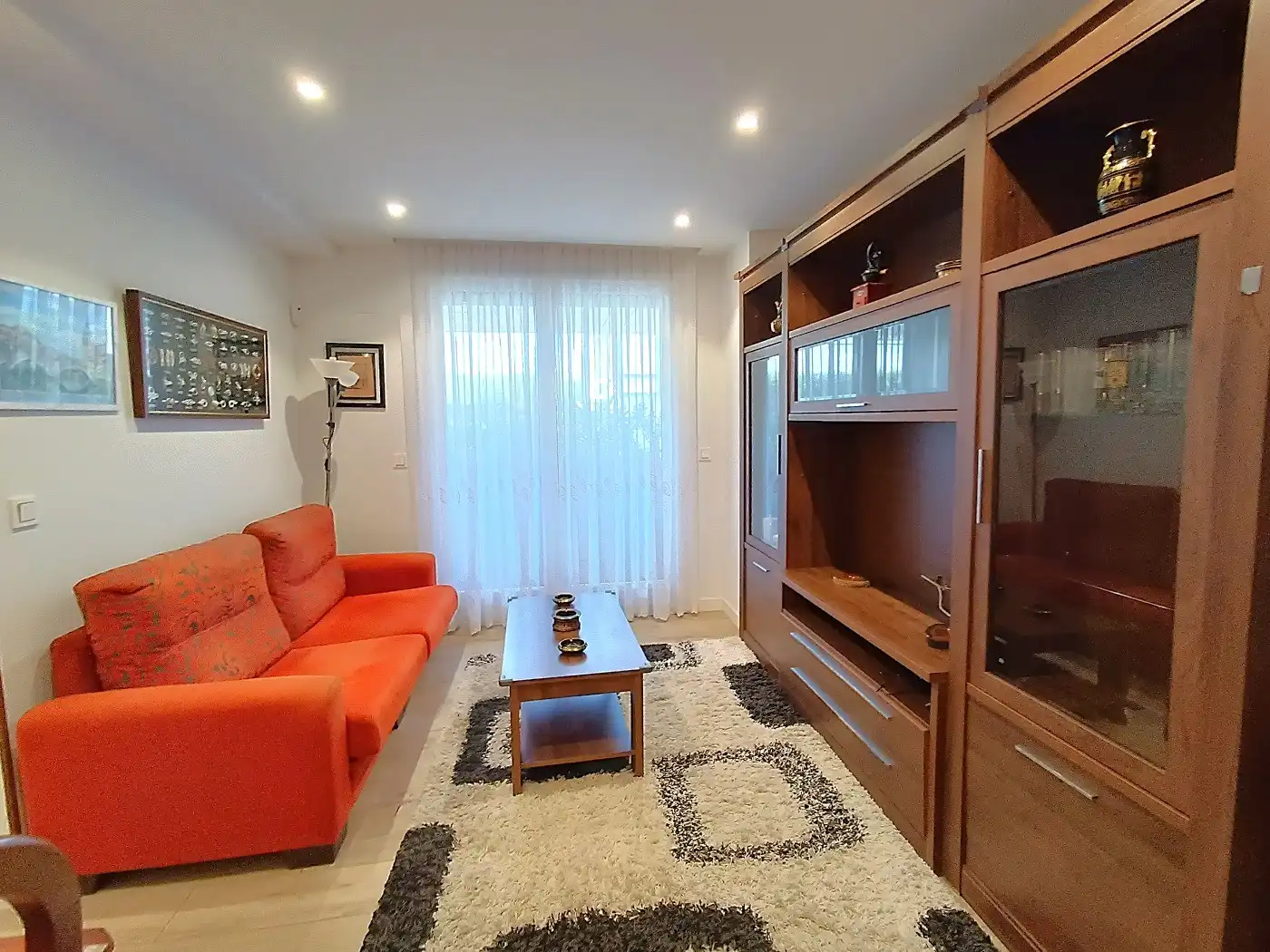 Sala de estar de Planta baja en venta en Sopela con Calefacción, Terraza y Amueblado