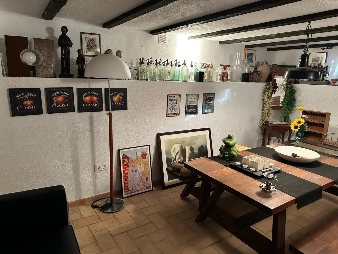Comedor de Casa o chalet de alquiler en Mont-roig del Camp con Aire acondicionado, Jardín privado y Parquet
