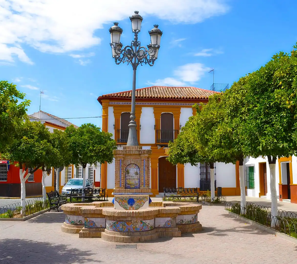 Vista exterior de Casa adosada en venta en Villaverde del Río