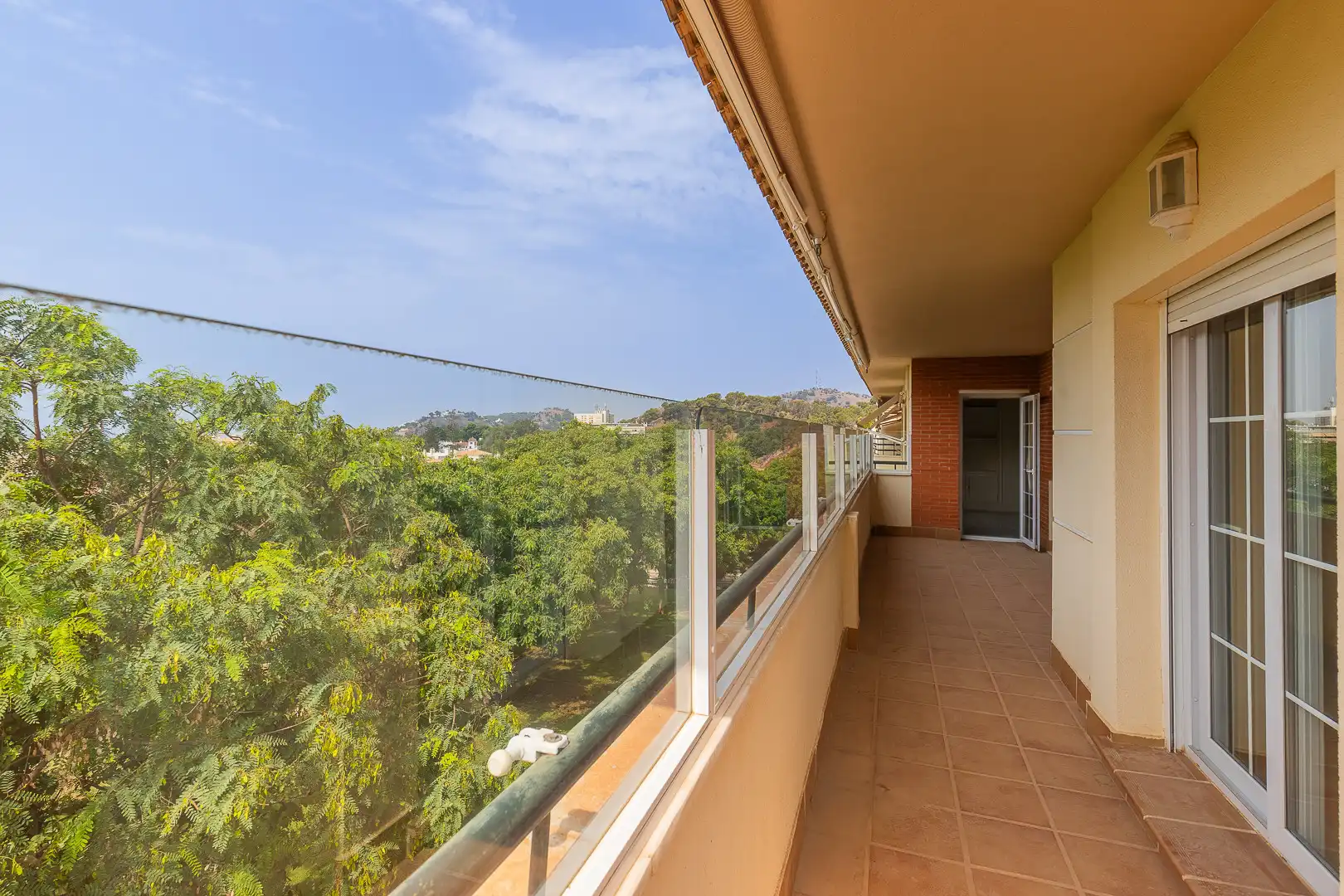 Balcony of Attic for sale in Málaga  with Air Conditioner, Terrace and Swimming Pool