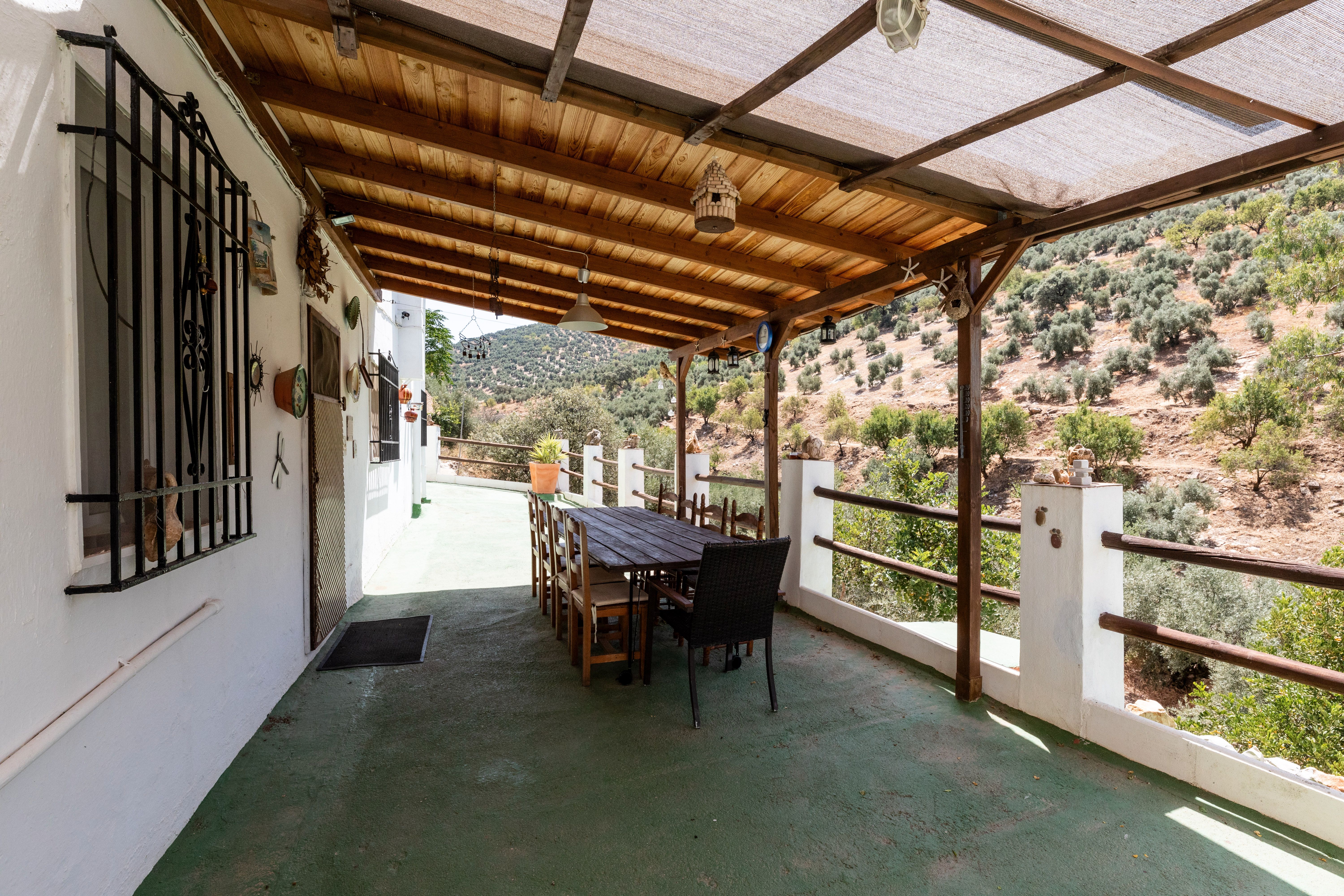 Terraza de Finca rústica en venta en Cuevas de San Marcos con Calefacción, Jardín privado y Terraza