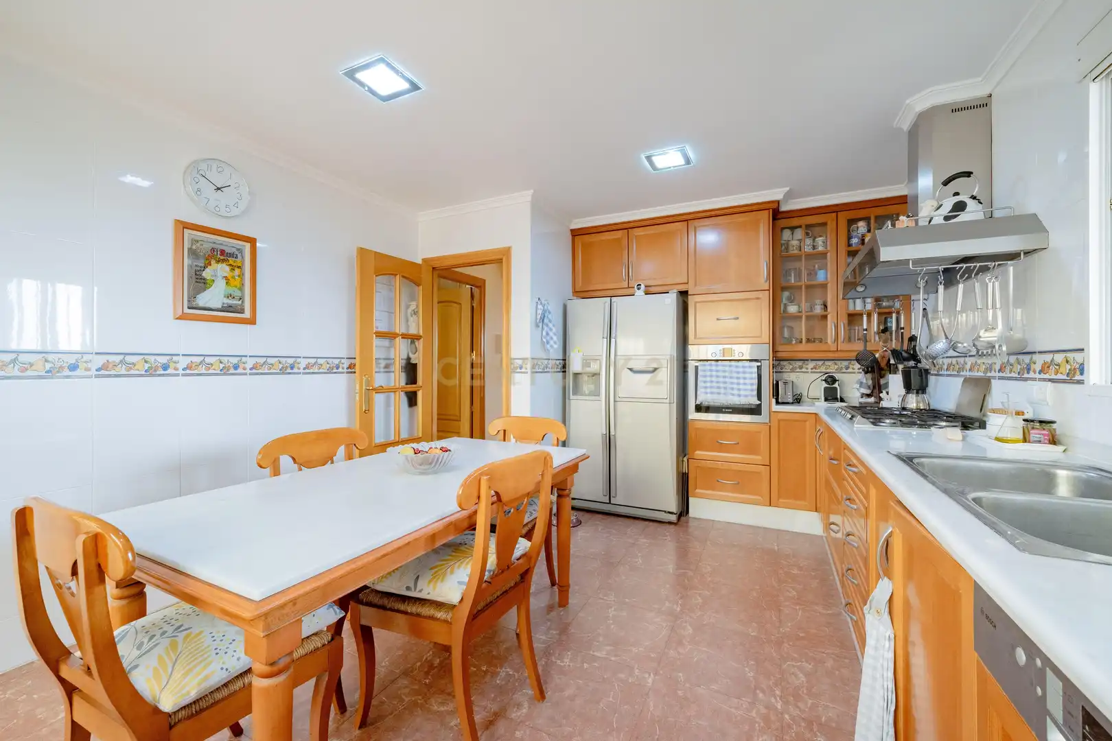 Cocina de Casa adosada en venta en Náquera con Trastero, Piscina y Horno