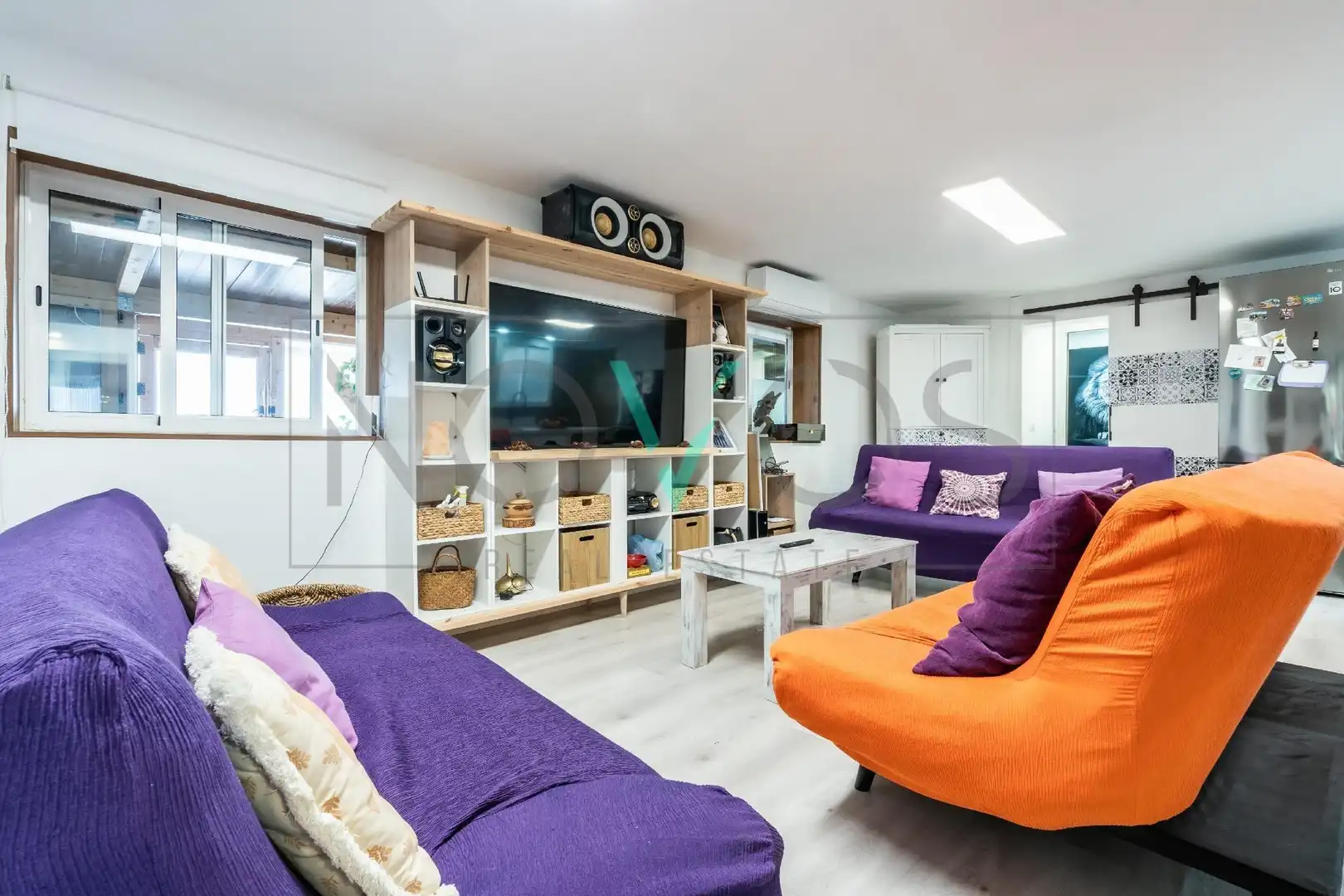 Sala d'estar de Finca rústica en venda en Guía de Isora amb Aire condicionat, Jardí privat i Terrassa