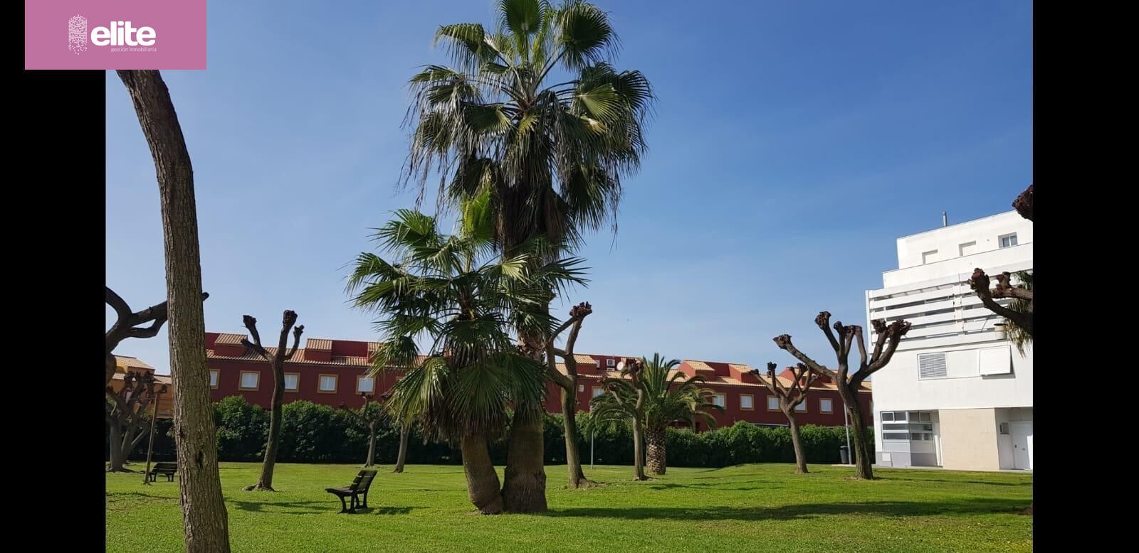 Garden of Duplex to rent in Rota  with Air Conditioner, Private garden and Terrace