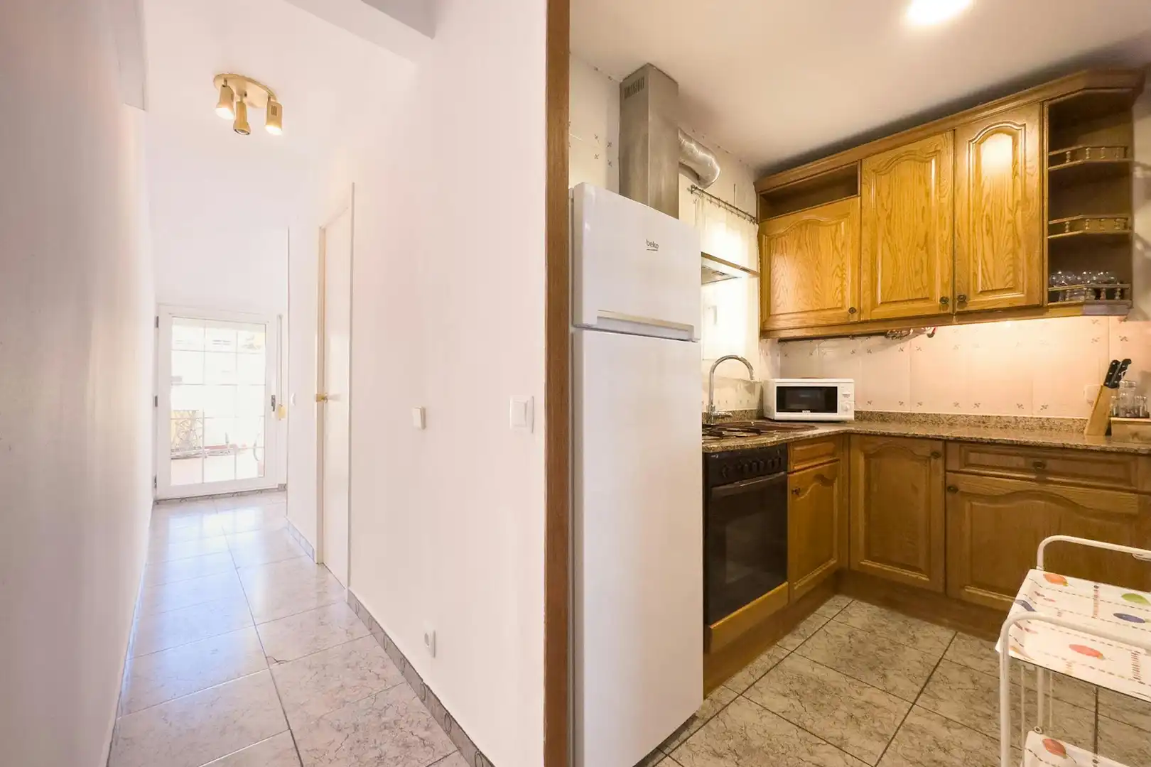 Kitchen of Flat for rent in Barcelona  with Air Conditioner, Heating and Furnished