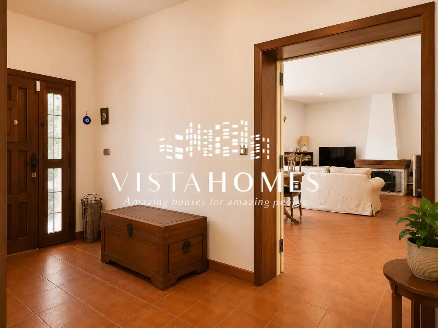 Sala de estar de Casa o chalet en venta en San Agustín del Guadalix con Aire acondicionado, Calefacción y Jardín privado