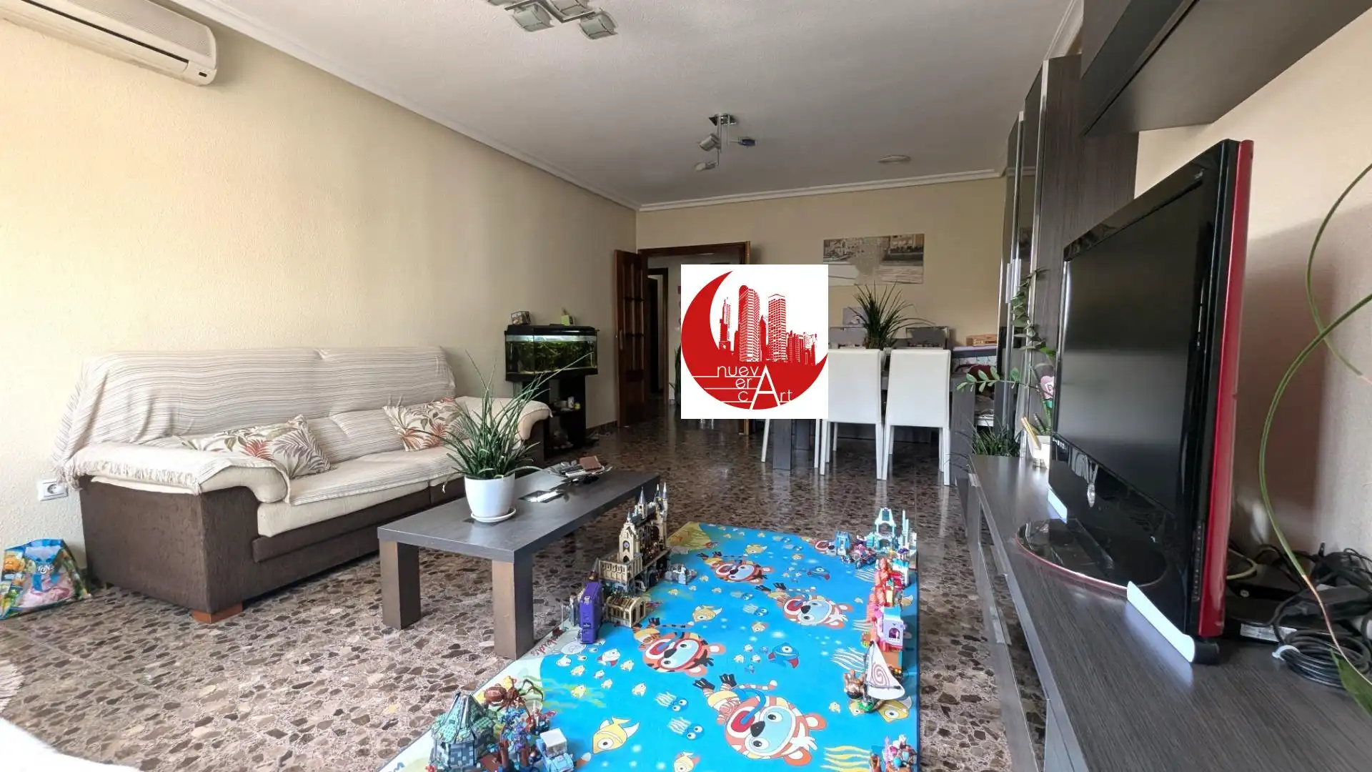 Sala de estar de Piso en venta en Cartagena con Aire acondicionado y Balcón