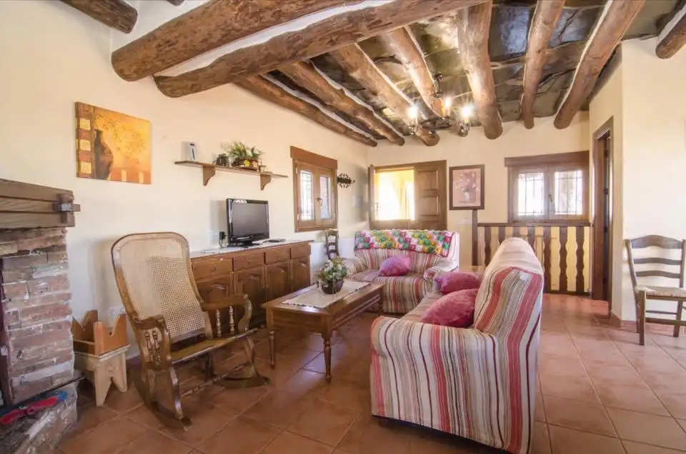 Sala de estar de Finca rústica en venta en Cáñar con Jardín privado