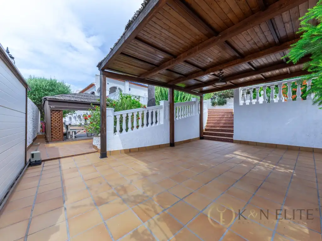 Terraza de Casa o chalet en venta en Moraira con Aire acondicionado, Jardín privado y Terraza