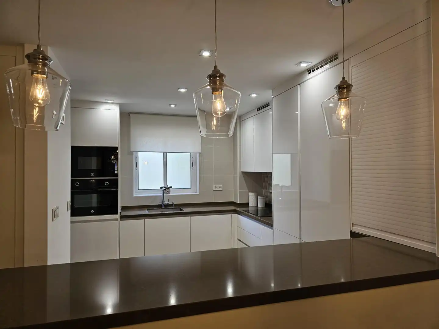 Kitchen of Flat for rent in Mijas  with Terrace, Balcony and Community pool
