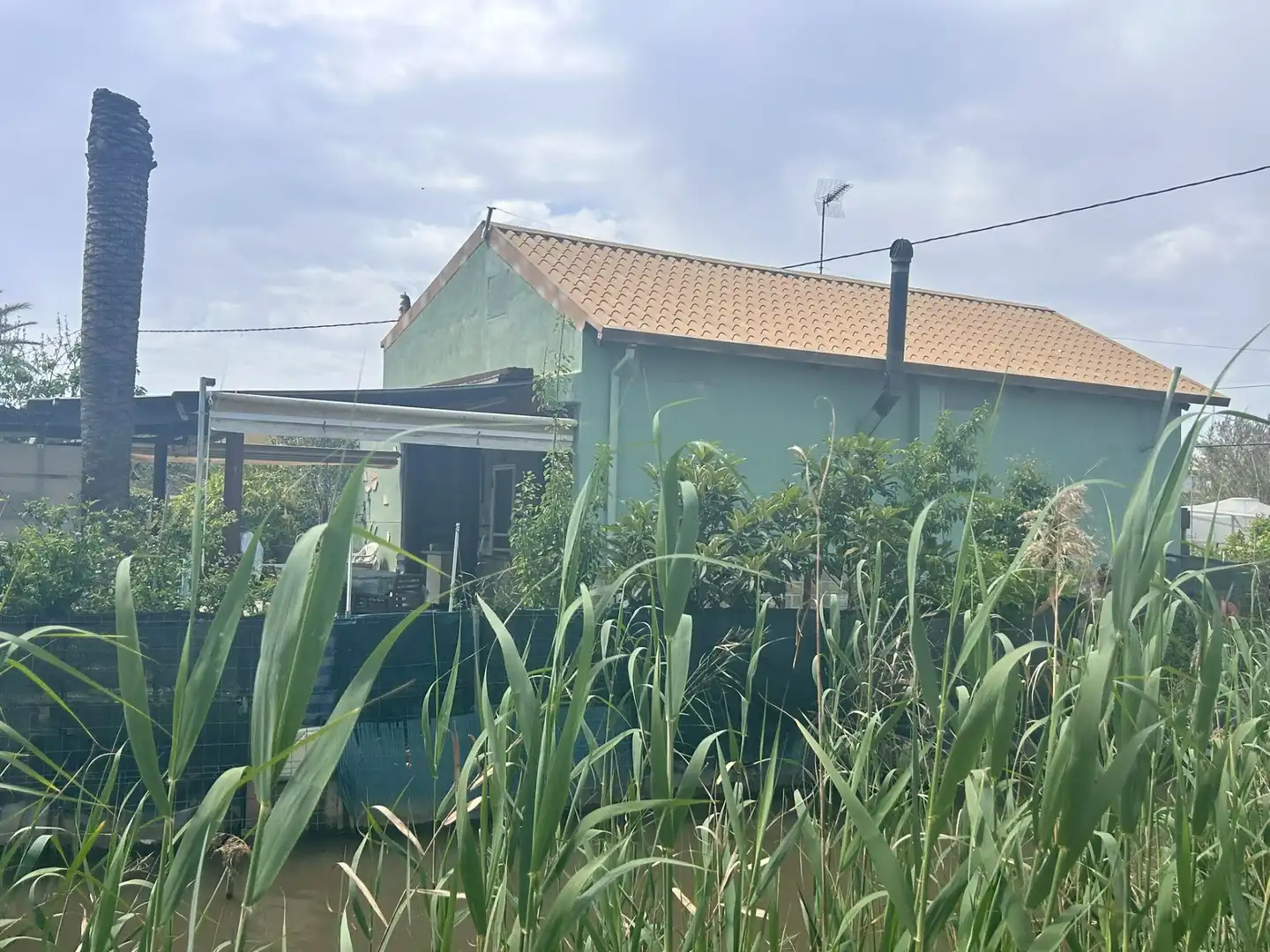 Vista exterior de Casa o xalet en venda en Sagunto / Sagunt amb Aire condicionat, Calefacció i Jardí privat