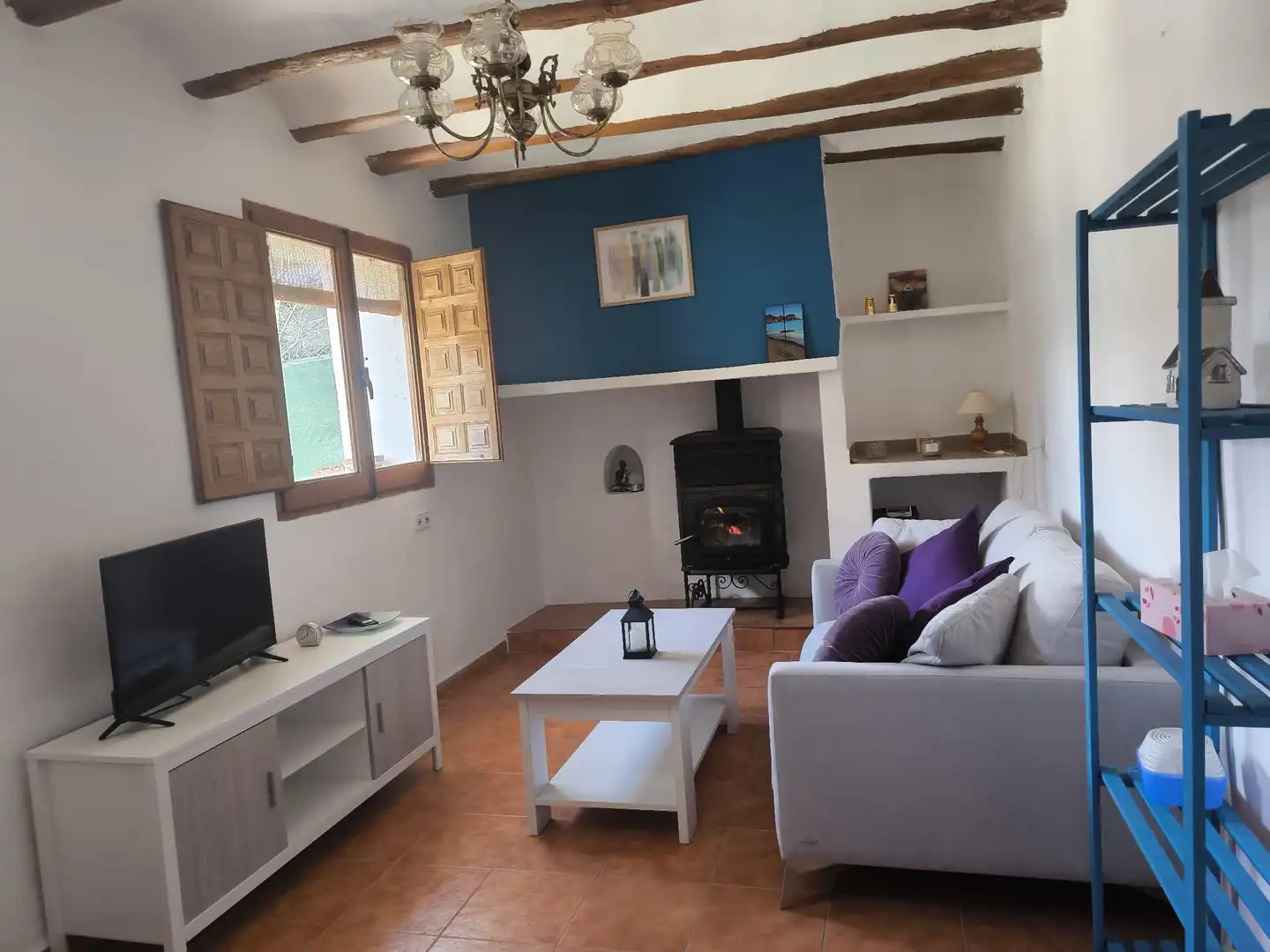 Sala de estar de Finca rústica en venta en Cocentaina