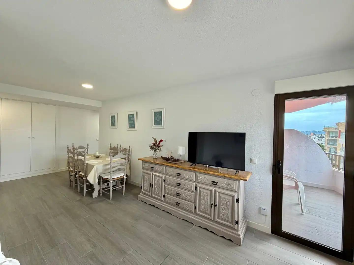 Comedor de Apartamento de alquiler en Jávea / Xàbia con Terraza, Amueblado y Internet