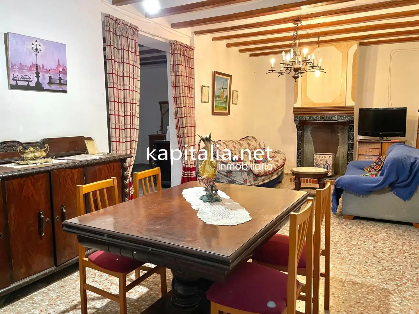 Menjador de Casa o xalet en venda en Ráfol de Salem amb Calefacció i Terrassa