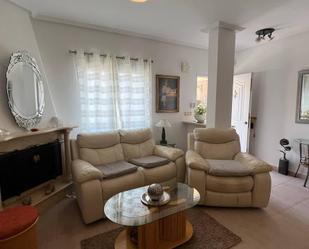 Living room of House or chalet to rent in Orihuela  with Air Conditioner, Private garden and Terrace