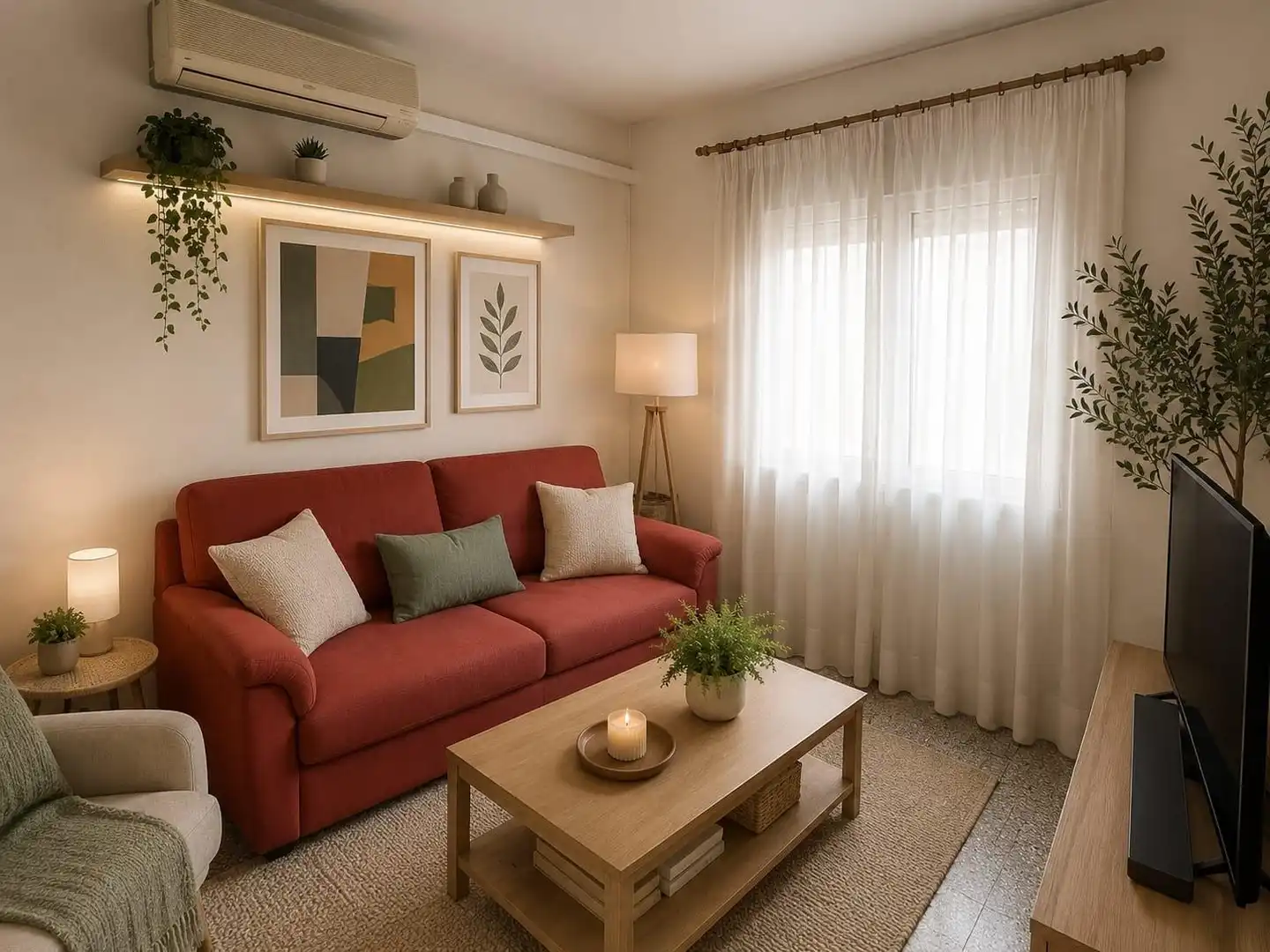 Sala d'estar de Pis en venda en Murcia amb Calefacció