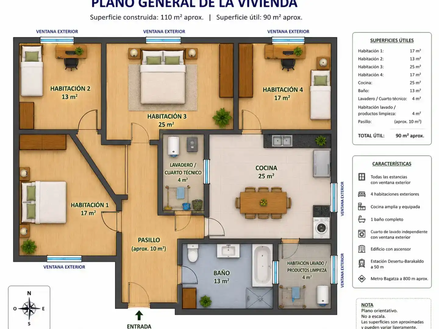 Flat for share in Barakaldo   with Furnished