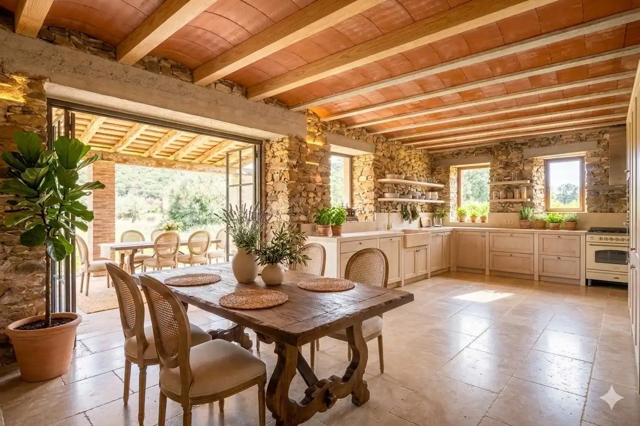 Cuina de Finca rústica en venda en Cruïlles, Monells I Sant Sadurní de L'Heura