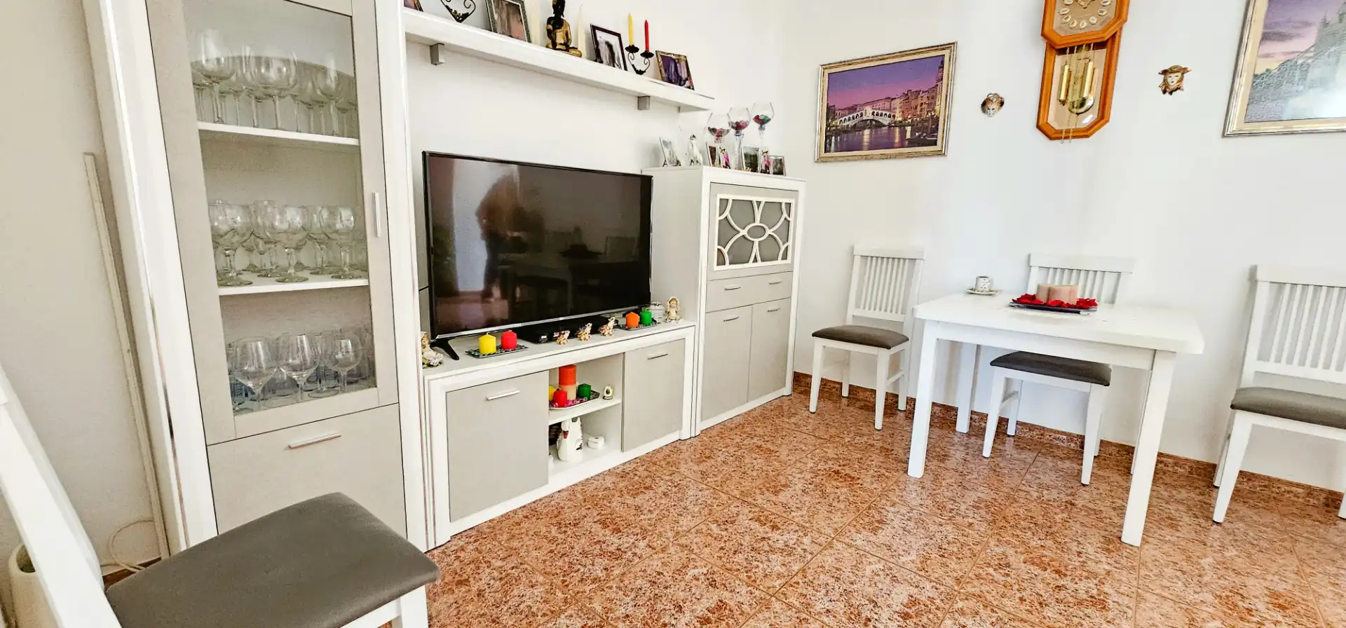 Sala d'estar de Casa o xalet en venda en Alhama de Murcia amb Aire condicionat, Terrassa i Traster