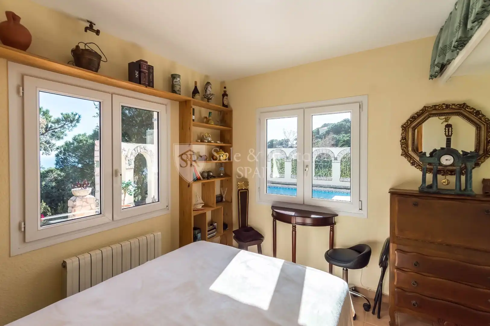 Bedroom of Houses for sale in Lloret de Mar  with Air Conditioner, Heating and Private garden