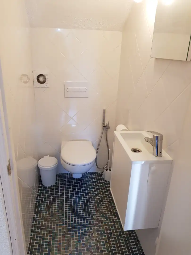 Baño de Finca rústica en venta en Santa Oliva con Calefacción, Jardín privado y Piscina