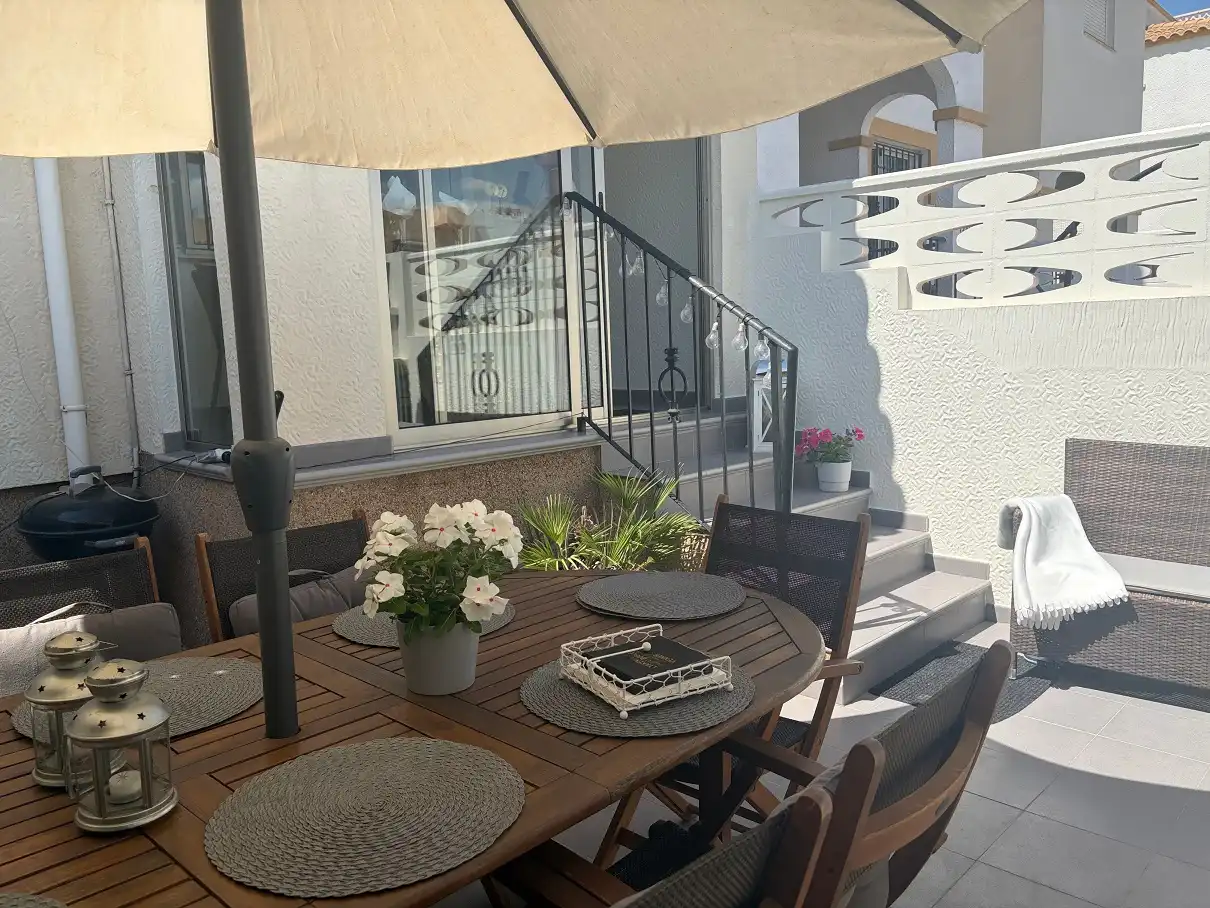 Terrace of Detached homes for sale in Santa Pola  with Air Conditioner, Terrace and Balcony