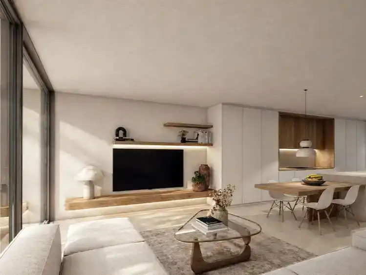Sala d'estar de Dúplex en venda en Lorquí amb Aire condicionat, Jardí privat i Parquet