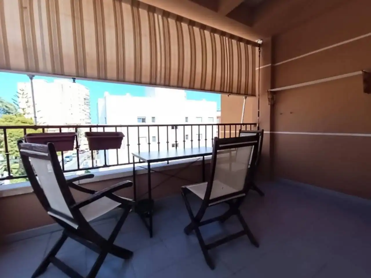 Balcony of Flat for rent in El Campello  with Air Conditioner, Terrace and Furnished