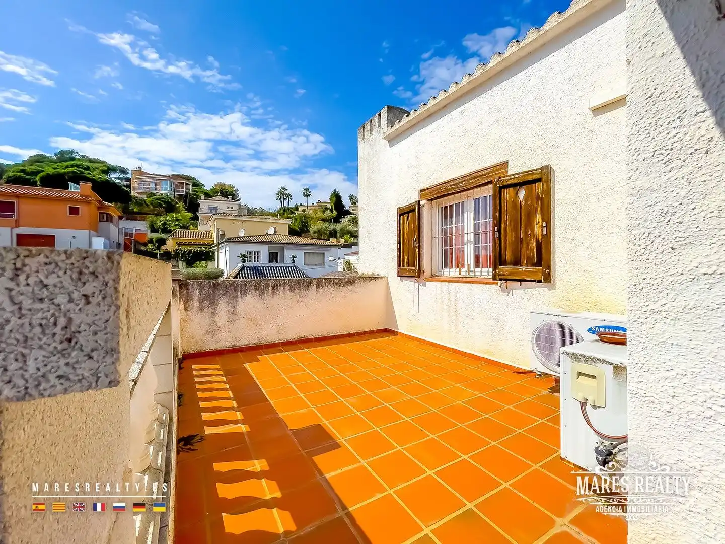Terraza de Casa o chalet en venta en Lloret de Mar con Aire acondicionado, Calefacción y Jardín privado