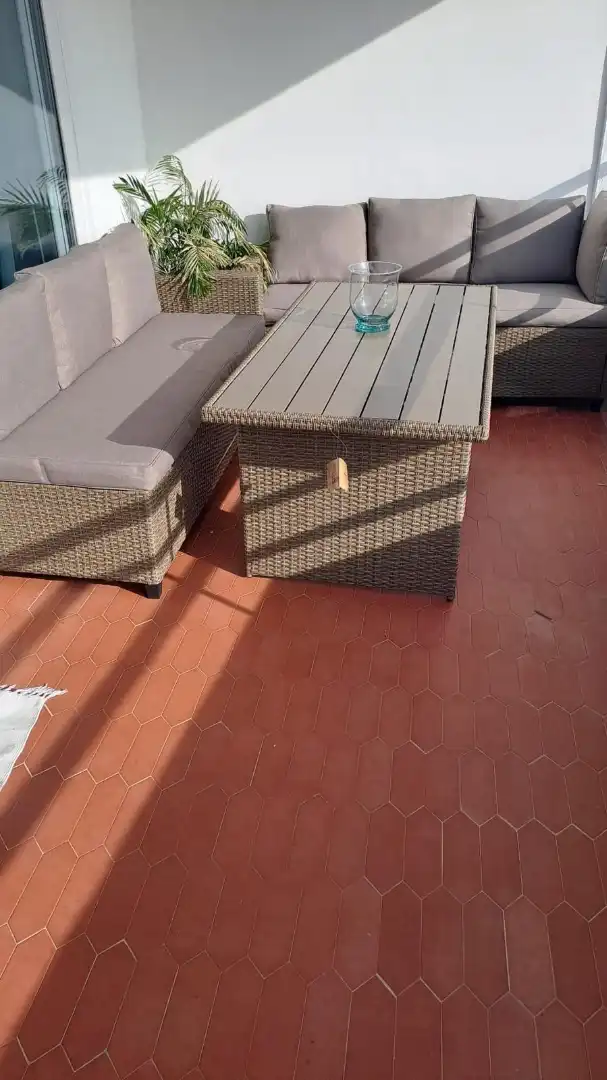 Terraza de Estudio de alquiler en Mijas con Terraza, Amueblado y Lavadora