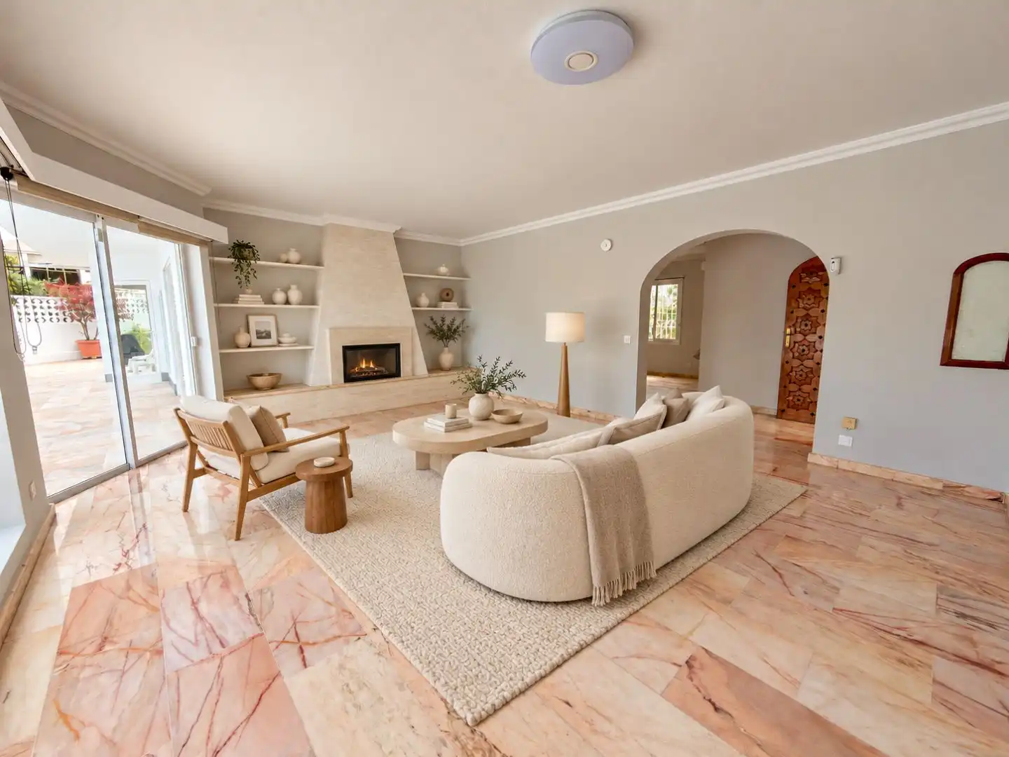 Sala d'estar de Casa o xalet en venda en Puerto de la Cruz amb Terrassa i Piscina