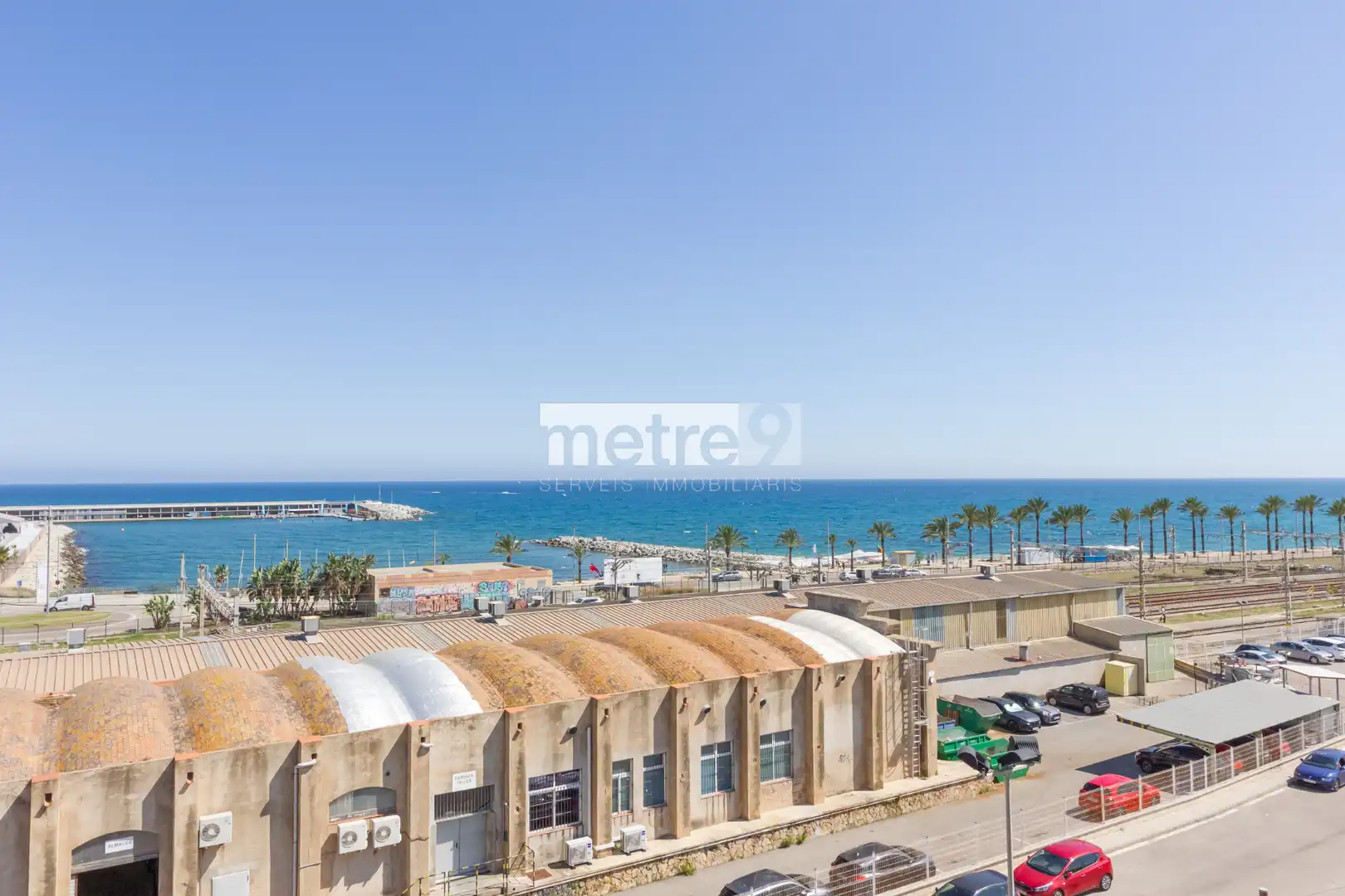 Vista exterior de Piso de alquiler en Mataró con Aire acondicionado, Calefacción y Terraza