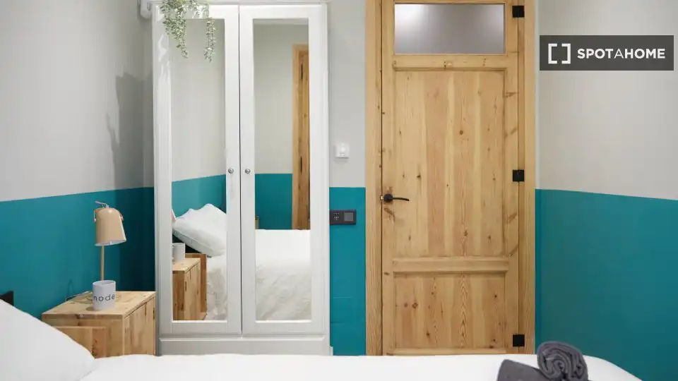 Habitación de Piso de alquiler en Barcelona con Aire acondicionado, Calefacción y Amueblado