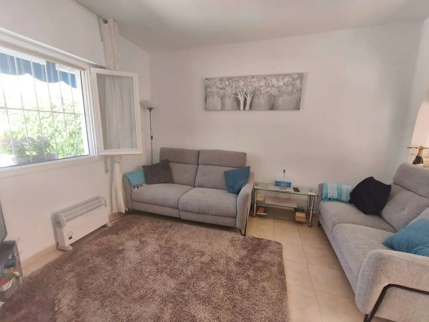 Wohnzimmer von Maisonette zum Verkauf in Orihuela mit Klimaanlage, Heizung und Terrasse