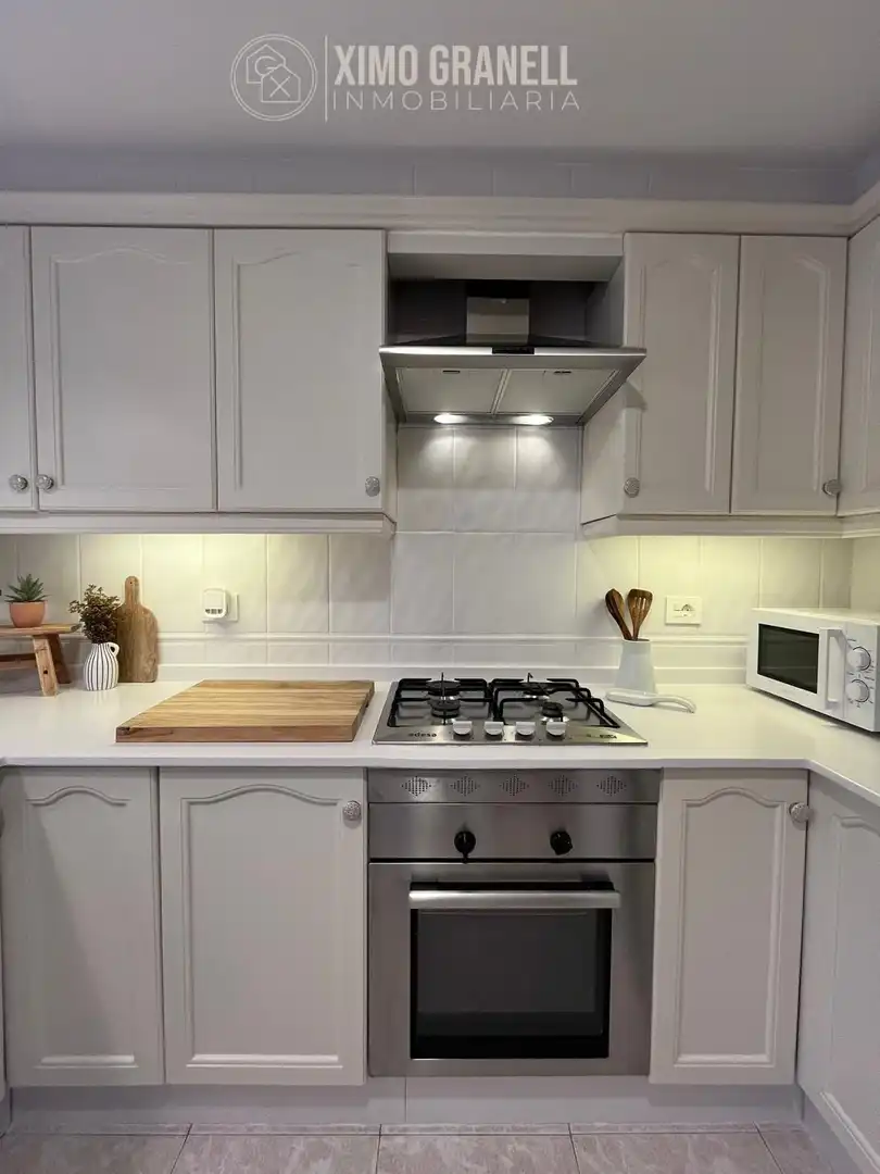 Cocina de Casa adosada en venta en Almazora / Almassora con Jardín privado y Terraza