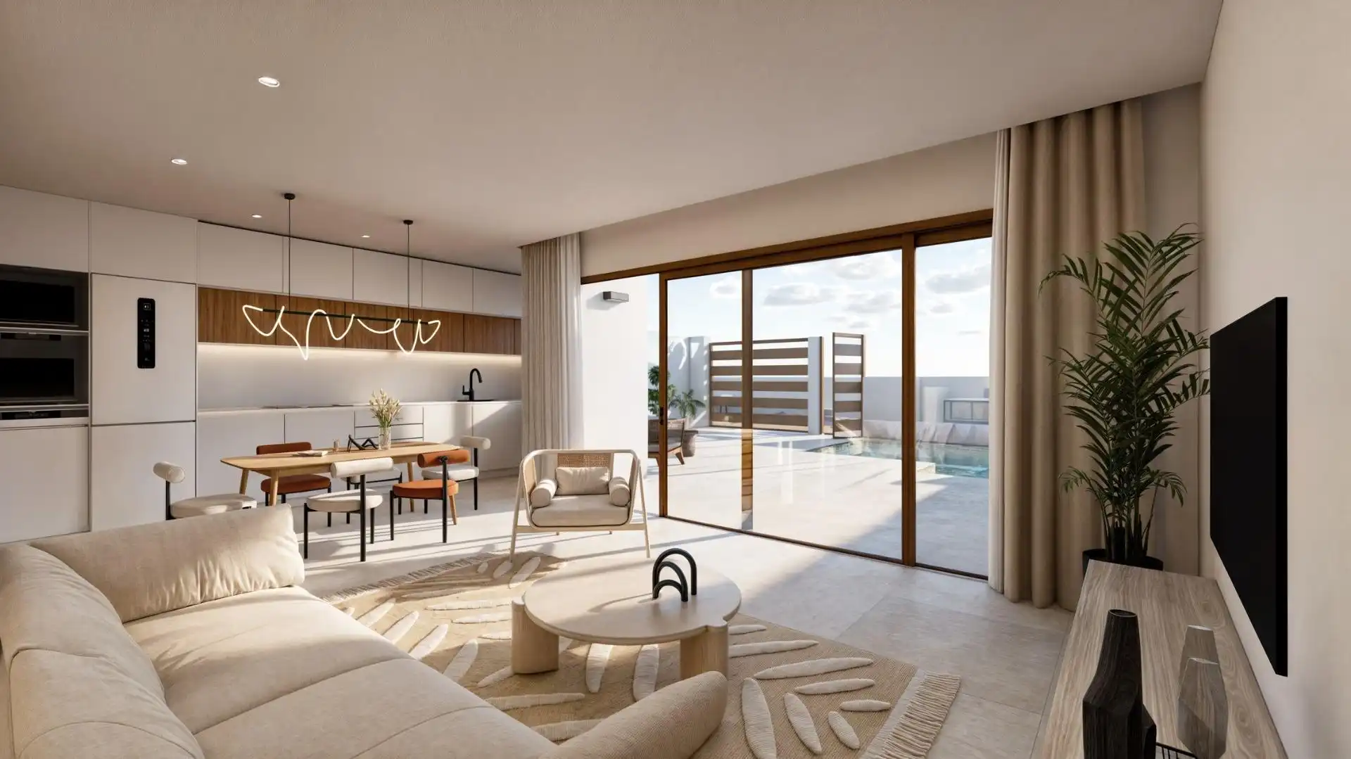 Sala d'estar de Casa o xalet en venda en Torre-Pacheco amb Piscina