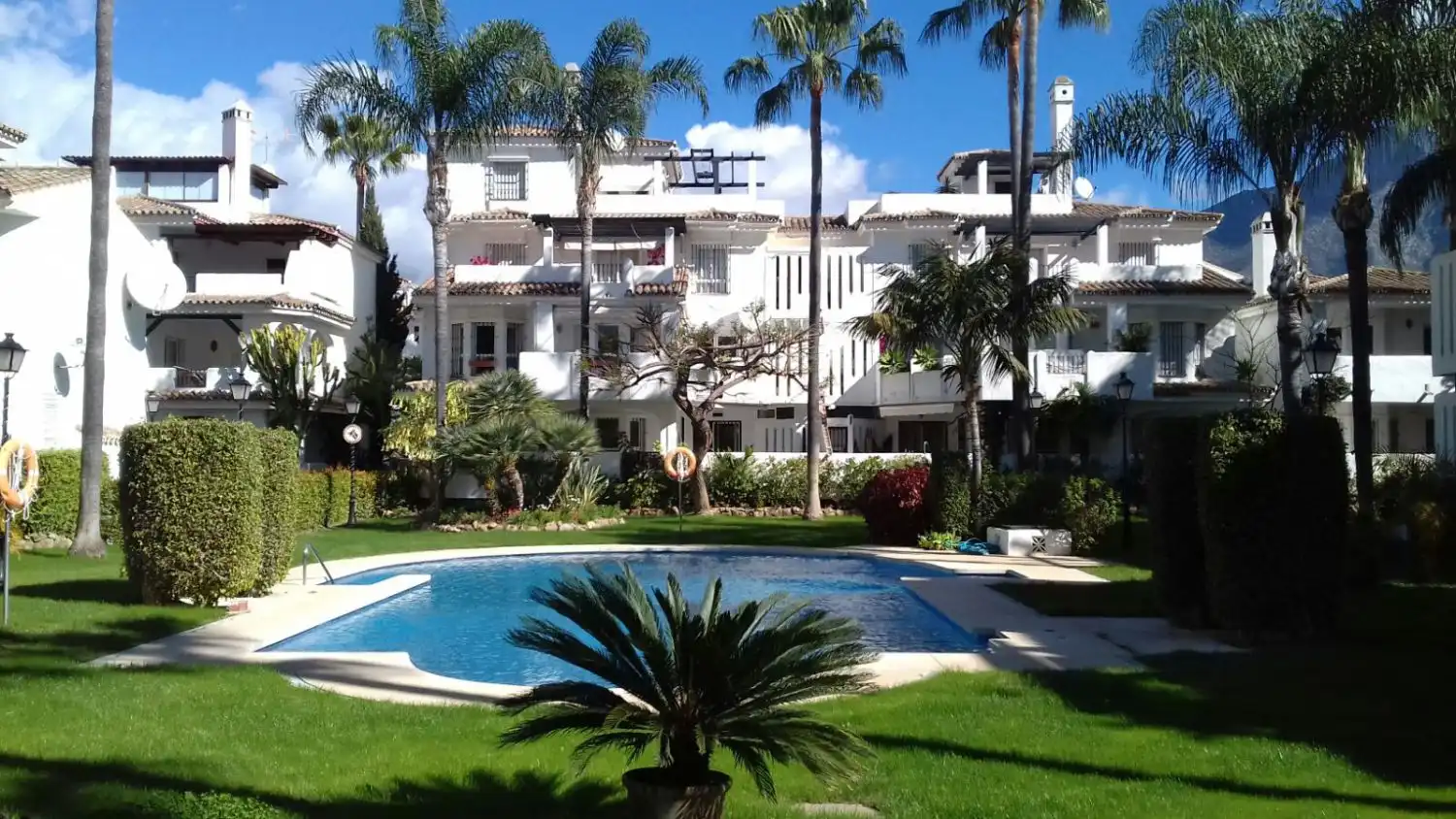 Garden of Attic for rent in Marbella  with Air Conditioner, Terrace and Furnished